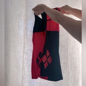 Harley Quinn Tank Dress - DC Comics, Size M (Used, tiny snag photo’d)